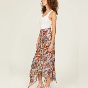 Veronica Beard Mac Multicolor Midi Skirt